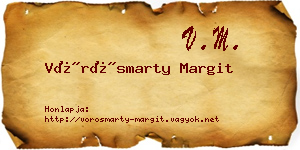 Vörösmarty Margit névjegykártya